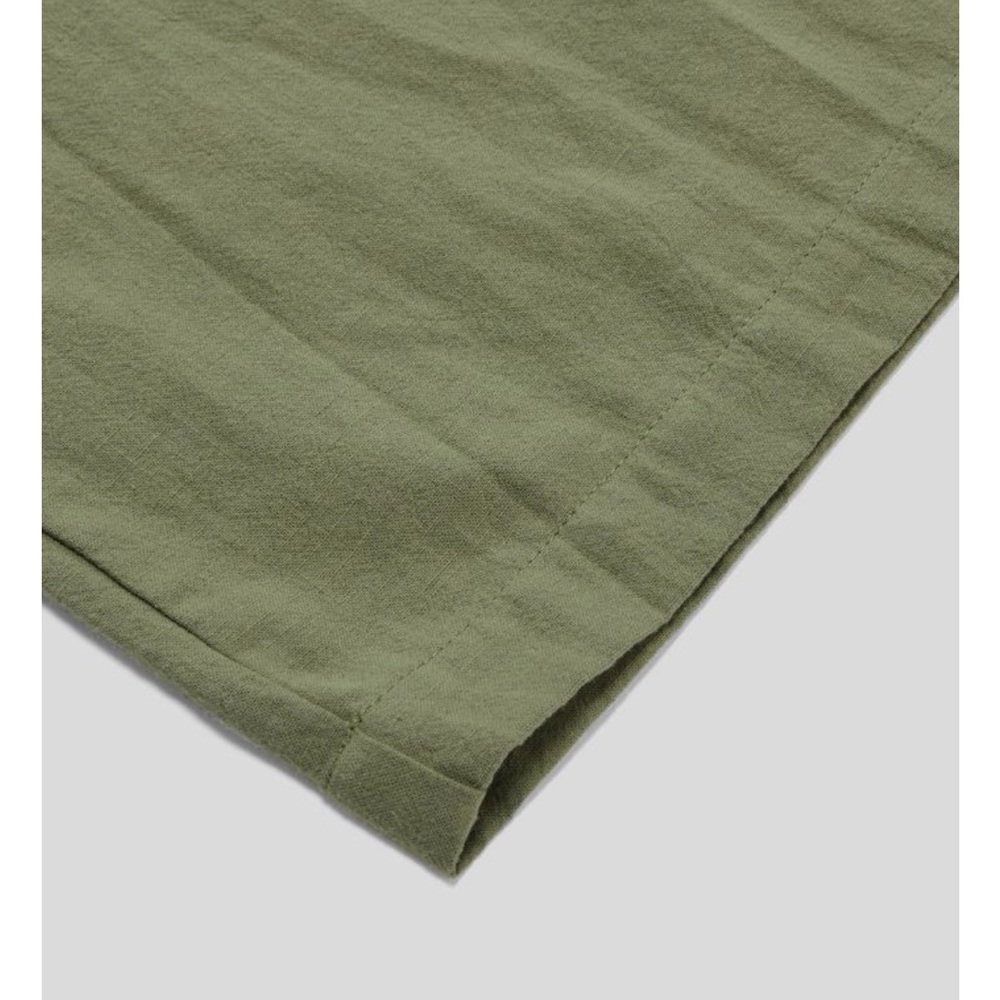 Halara High Waisted Pocket Wide Leg Flowy Casual Linen-Feel Pants Green 3X